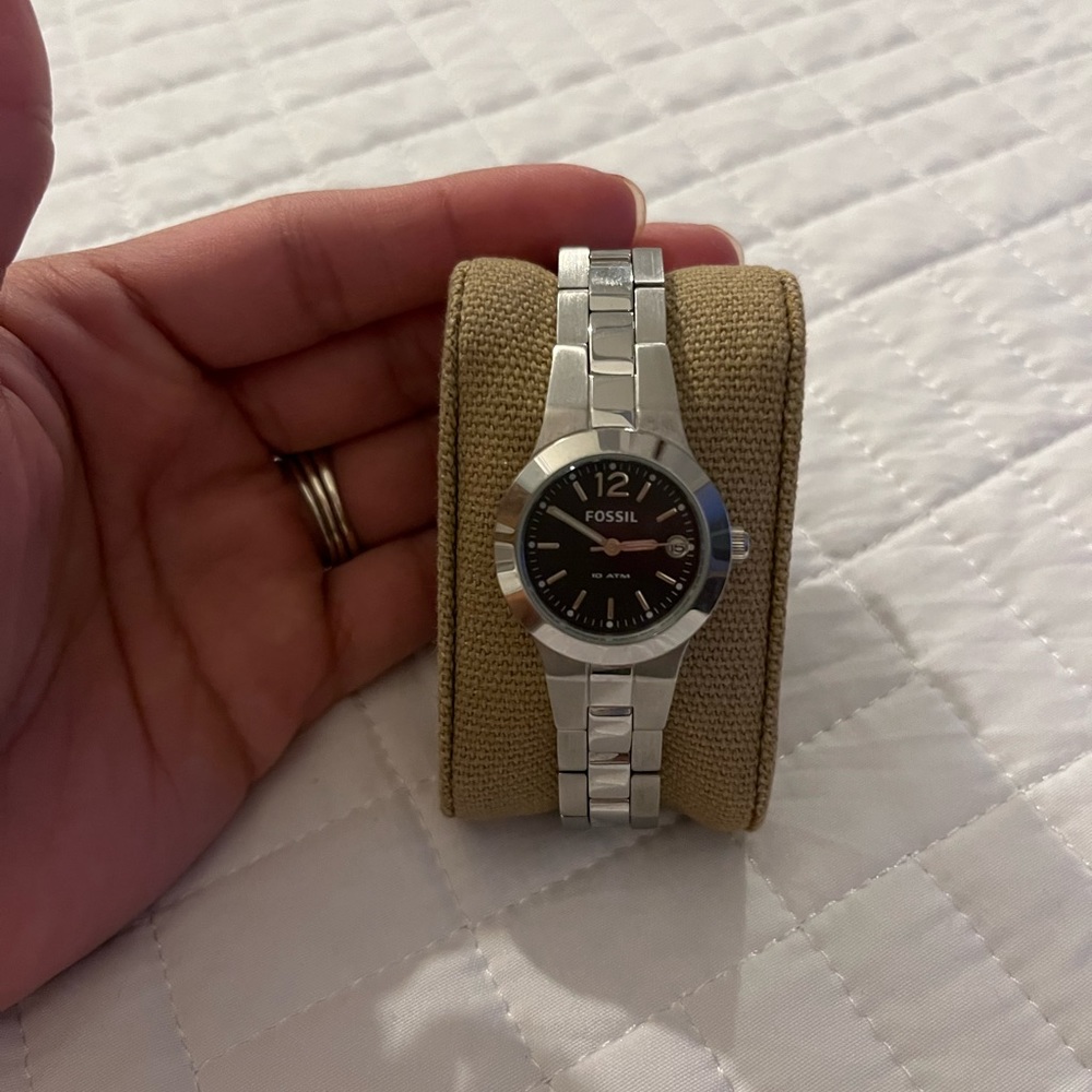 Dainty women’s Fossil watch
